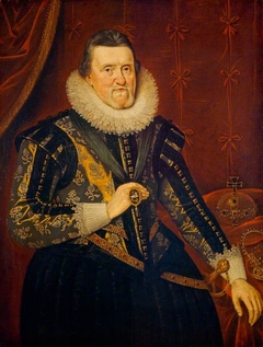 James VI and I, 1566 - 1625. King of Scotland 1567 - 1625. King of England and Ireland 1603 - 1625 by Adam de Colone