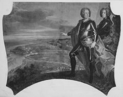 Karl Albrecht und Ferdinand Maria Innocenz bei der Eroberung von Belgrad (2. Eroberung) by Franz Joachim Beich