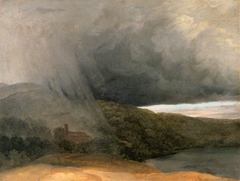 L'Orage au bord d'un lac by Pierre-Henri de Valenciennes