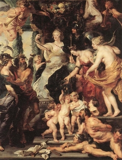 La Félicité de la régence by Peter Paul Rubens