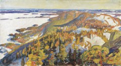 Landscape from Koli by Pekka Halonen