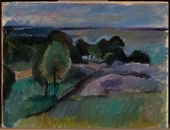 Landscape from Korkeasaari by Valle Rosenberg