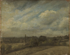 Landscape (possibly the Stour valley) by John Constable