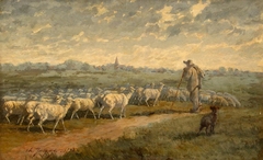 Landscape with a Herd by Charles Jacque