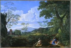 Landscape with a Woman Washing her Feet