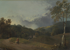 Landscape with Cottager by George Barret