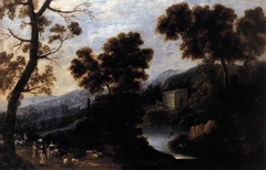 Landscape with Figures by Ignacio de Iriarte