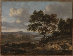 Landscape with River by Jan Wijnants
