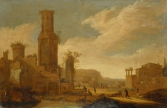 Landscape with Ruins by Daniel van Heil