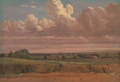 Landscape with Wheatfield by Lionel Bicknell Constable