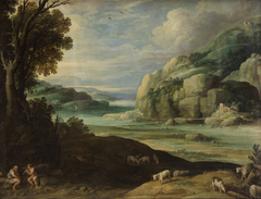 Landschaft mit Merkur und Argus by Paul Brill