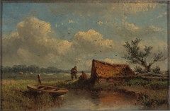 Landschap by Johannes Hilverdink