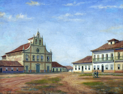 Largo dos Remédios, 1862 by Benedito Calixto