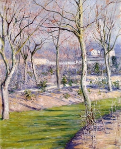 Le jardin du Petit Gennevilliers en hiver (1894) by Gustave Caillebotte