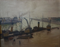 Le port de Boulogne by Albert Marquet