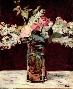 Lilacs and Roses by Edouard Manet