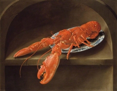 Lobster on a Delft Dish by Charles Collins