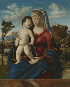 Madonna and Child in a Landscape by Cima da Conegliano