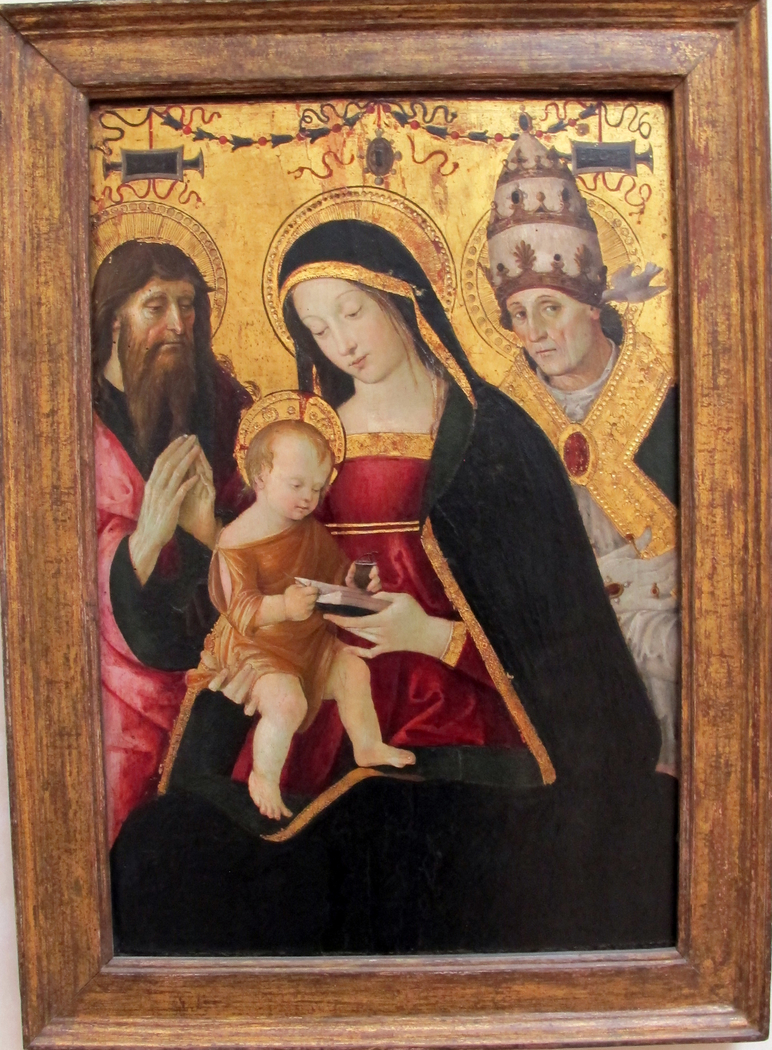Madonna and Child with St. Jerome and St. Gregory the Great