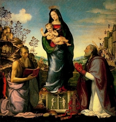 Madonna and Child with Sts. James and Zenobius