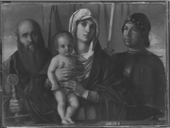 Madonna mit Heiligen (nach Bellini) by August Wolf