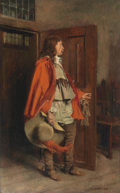 Man in a Red Cloak by Jean-Louis-Ernest Meissonier