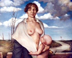 Mother and child by Laura van den Hengel