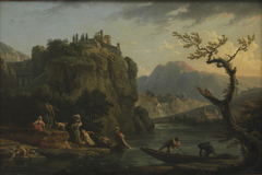 Mountain Landscape with a River by Claude-Joseph Vernet
