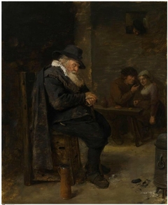 Old man in an inn
