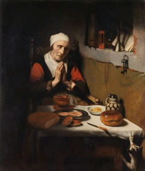Old Woman Saying Grace, Known as ‘The Prayer without End’