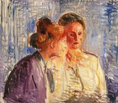 Olga and Rosa Meissner by Edvard Munch