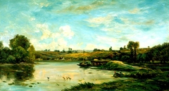 On the Loire by Charles-François Daubigny