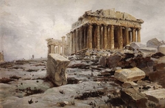 Parthenon by Vasily Polenov