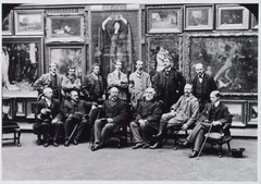 Photograph of the Council and Members of the Aberdeen Artists Society 1900 - Robert Brough - ABDAG011571 by Robert Brough