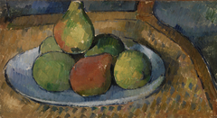 Plate of Fruit on a Chair