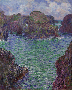 Port-Goulphar, Belle-Île by Claude Monet