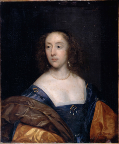 Portait of a Lady in Blue by Cornelius Johnson the elder