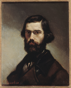 Portrait de Jules Vallès (1832-1885), écrivain by Gustave Courbet