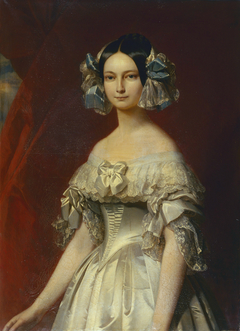 Pretty Young Queen Victoria Winterhalter Victorian Postcard: Repro F 1840 