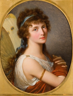 Portrait de lady Charlemont en Psyché by François-Xavier Fabre