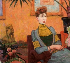Portrait de Madame Champsaur by Émile Schuffenecker