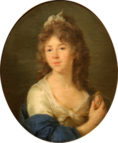 Portrait de Madame Rolland by Jean-Jacques-François Le Barbier