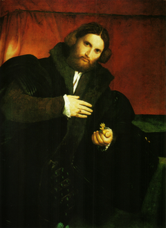 Portrait of a Gentleman with a Lion Paw