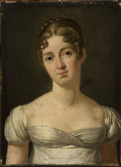 Portrait of a lady by Henri Nicolas van Gorp