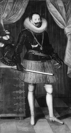 Portrait of a Man in Armor by Anonymous
