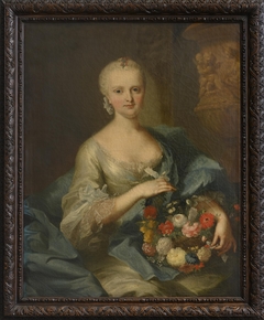 Portrait of Anna Sophia Dorothea von Riedesel zu Eisenbach (1727-1803) by anonymous painter