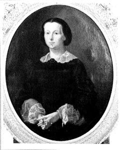 Portrait of Clémentine Marie Hubertine van Hoven (1827-1880), echtgenote van Alfred Desiré Nypels (getrouwd 24-8-1847) by Unknown Artist