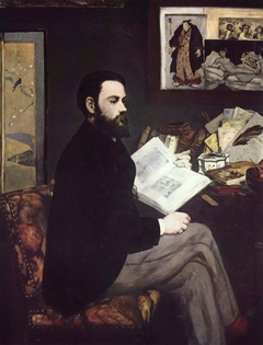 Portrait of Emile Zola by Edouard Manet