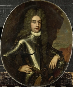 Portrait of Harmen Lijnslager, Secretary of the Admiralty of Amsterdam by Jan van Haensbergen