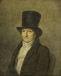 Portrait of Jean Bernard, Art Collector and Painter in Amsterdam